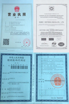 La Cina SBS BIOTECH CO.,LTD Certificazioni